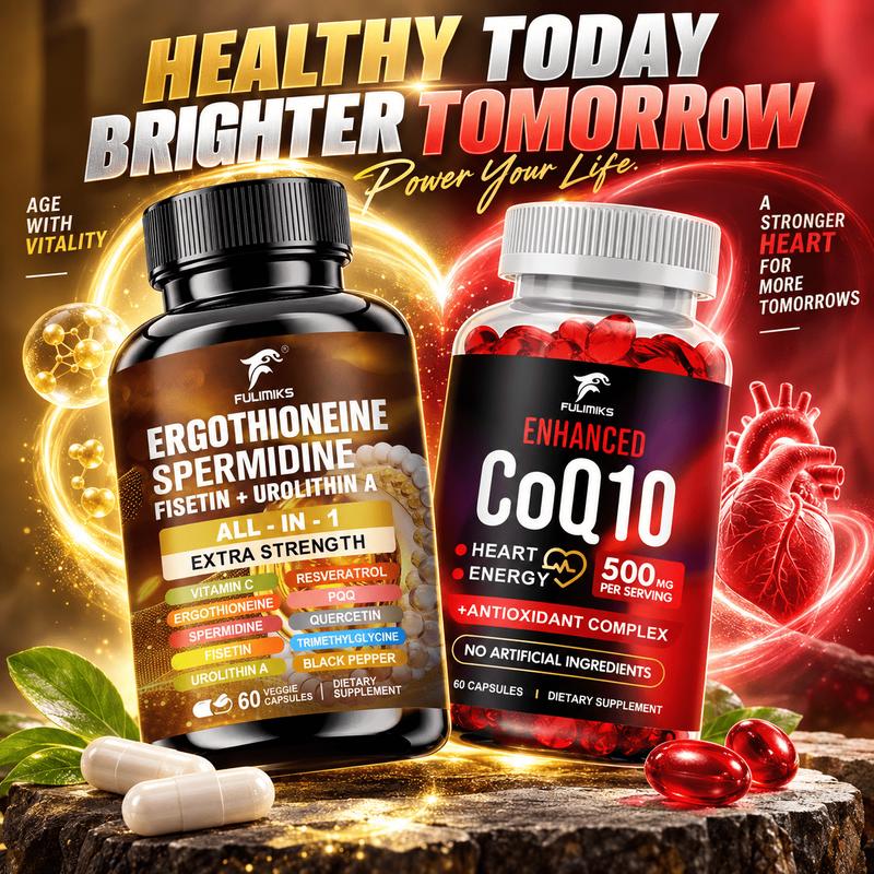 Health Wellness - Kompleksowy suplement CoQ10 + ergotionein +