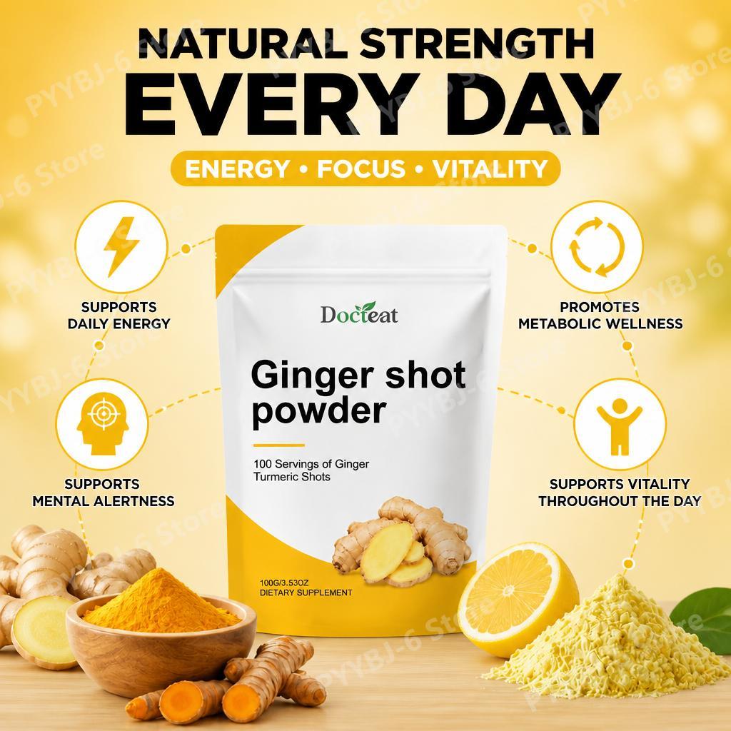 Docteat Ginger Shot Powder Wit – Ginger Tea recenzja i cena